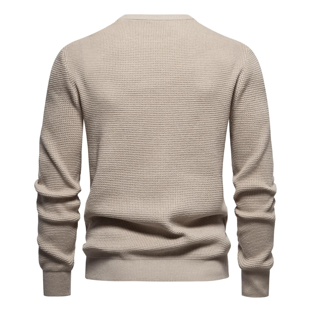 AIOPESON Fashion Stripe Youth Sweater for Men Casual.