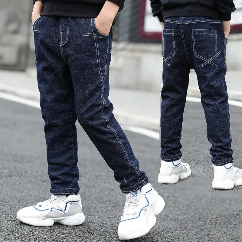 IENENS 5-13Y Kids Boys Clothes Skinny Jeans Classic Pants .