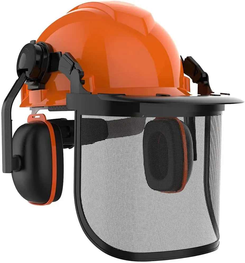 Forestry Safety Helmet Set Multifunction Protective Hard Hat Full Face.