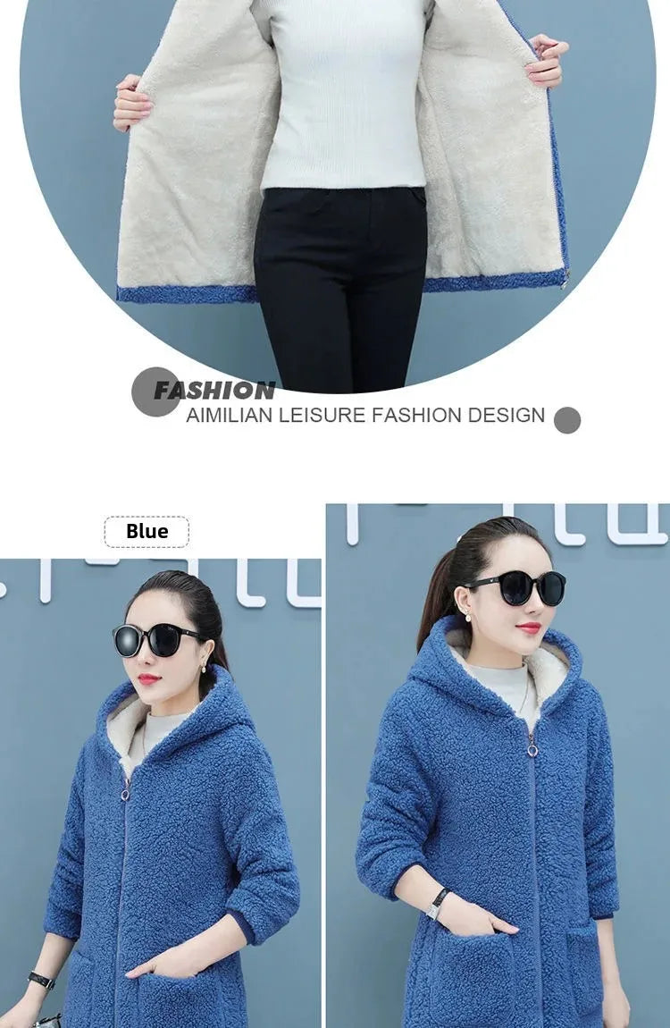 Hot Sale Of The Season New Korean Style Loose Fleece.