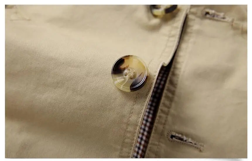 Men Long Winter Jackets Slim Fit Warm Trench Coats .