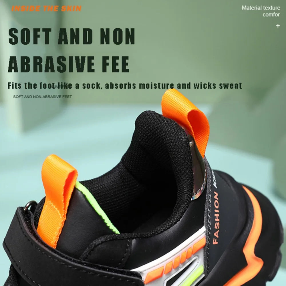 Kids Casual Boys Shoes Soft Sole Kids Shoes Non-slip Sneakers Shoes .