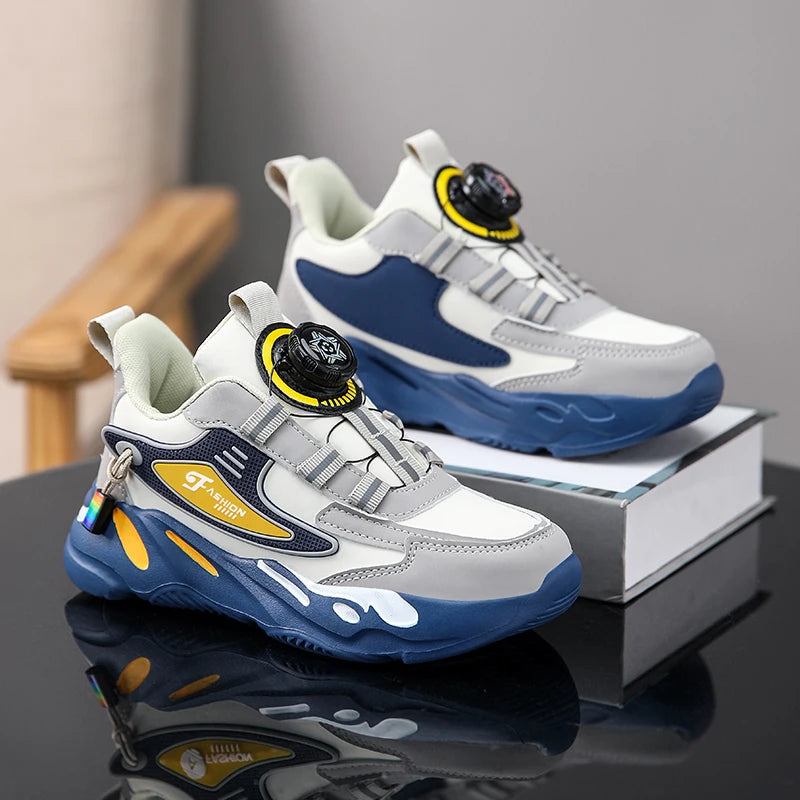 Summer Children Sneakers Breathable 5-16Years Boys' Running Shoes.