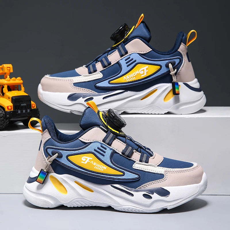 Summer Children Sneakers Breathable 5-16Years Boys' Running Shoes.