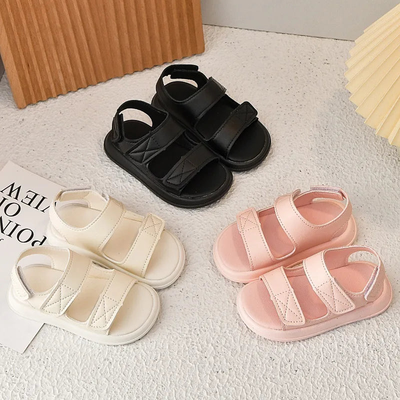 Kids Beach Shoes Casual Soild Color Boys Girls Sandals .