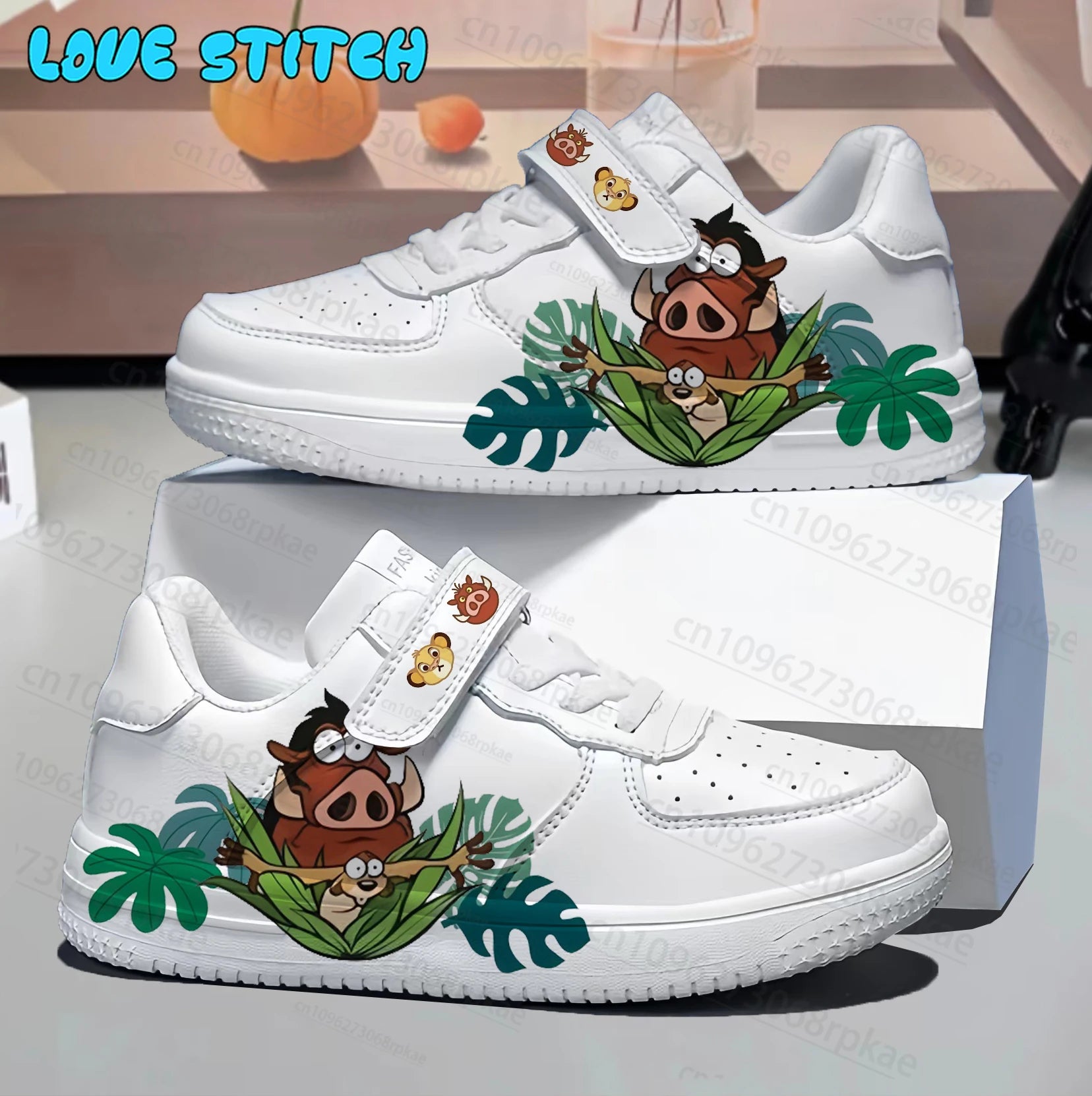 King Lion White Casual Shoes For Baby Boy Girl Simba Children