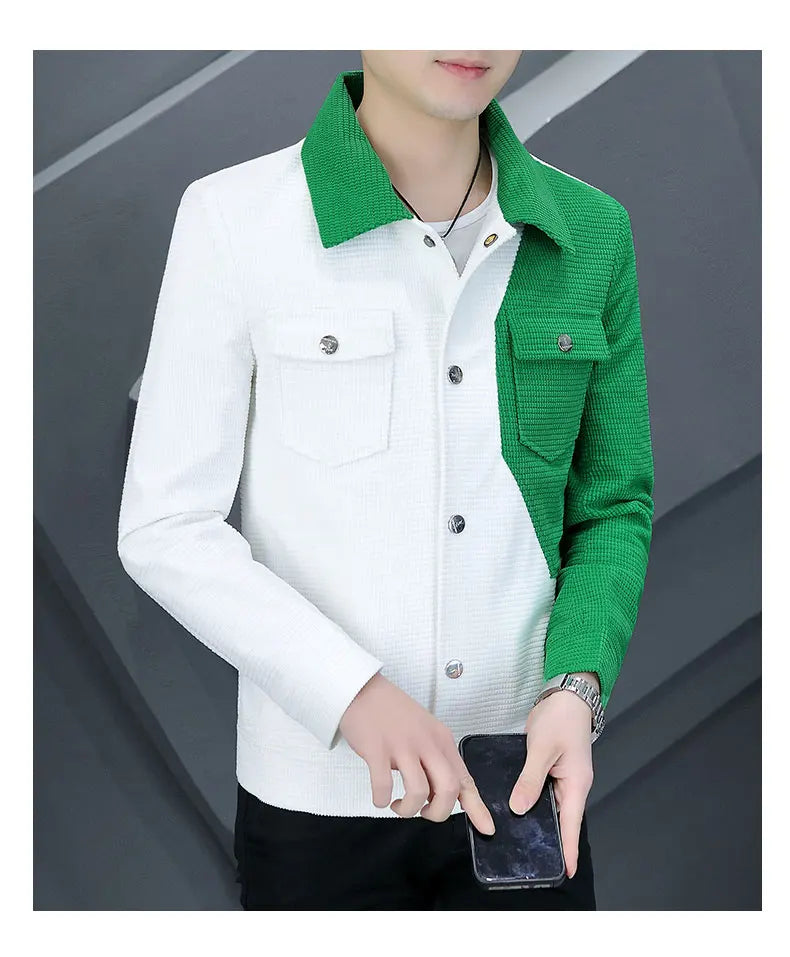Spring Autumn Men Jacket Korean Style Casual  Cargo jacket.