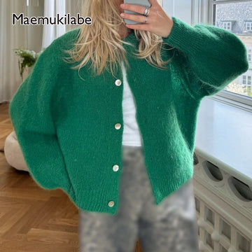 Maemukilabe Women Chic Fashion Cardigans Spring ,
