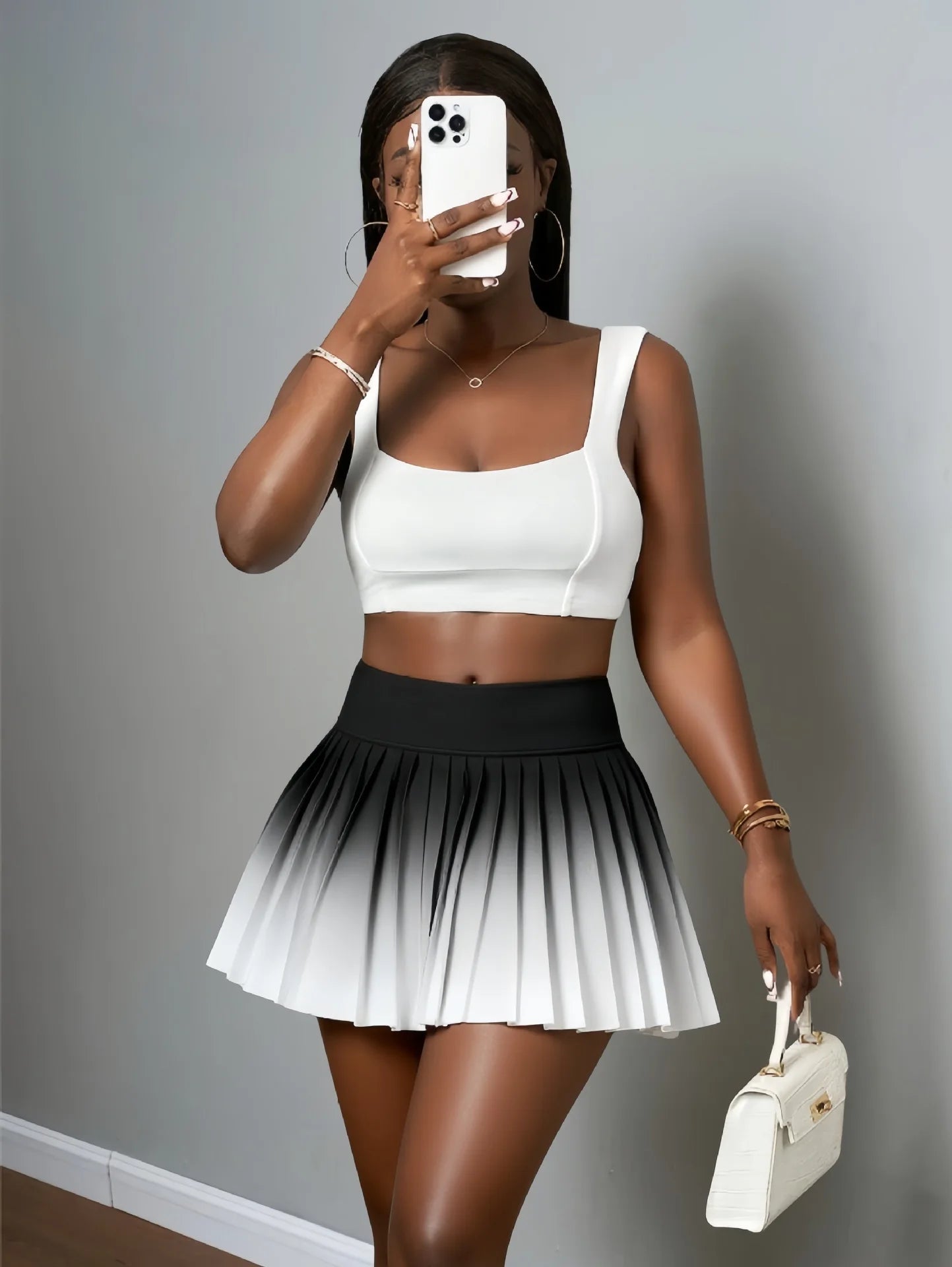 Summer Gradient Color Running Shorts Side Pocket .