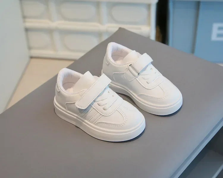 Kids Sports Shoes for School Boys Girls White Shoes.