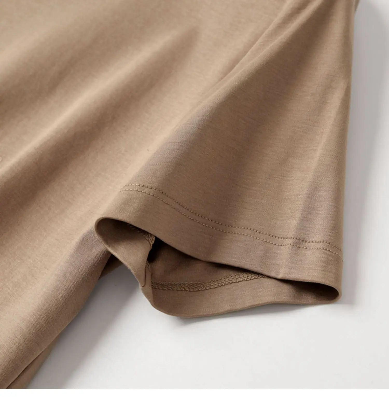 Summer Mercerized Cotton Women Silk T-shirts O Neck Short Sleeve Loose Straight T-shirts Casual Tees For Minimalist 2021