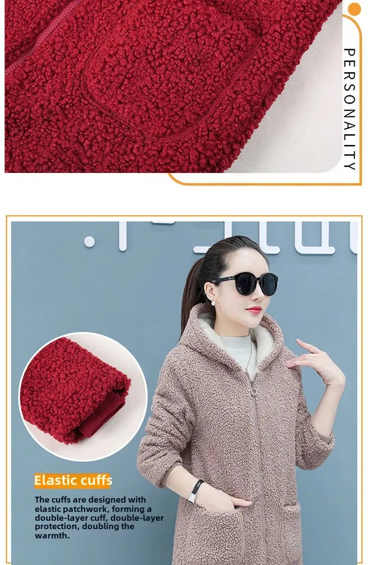 Hot Sale Of The Season New Korean Style Loose Fleece.