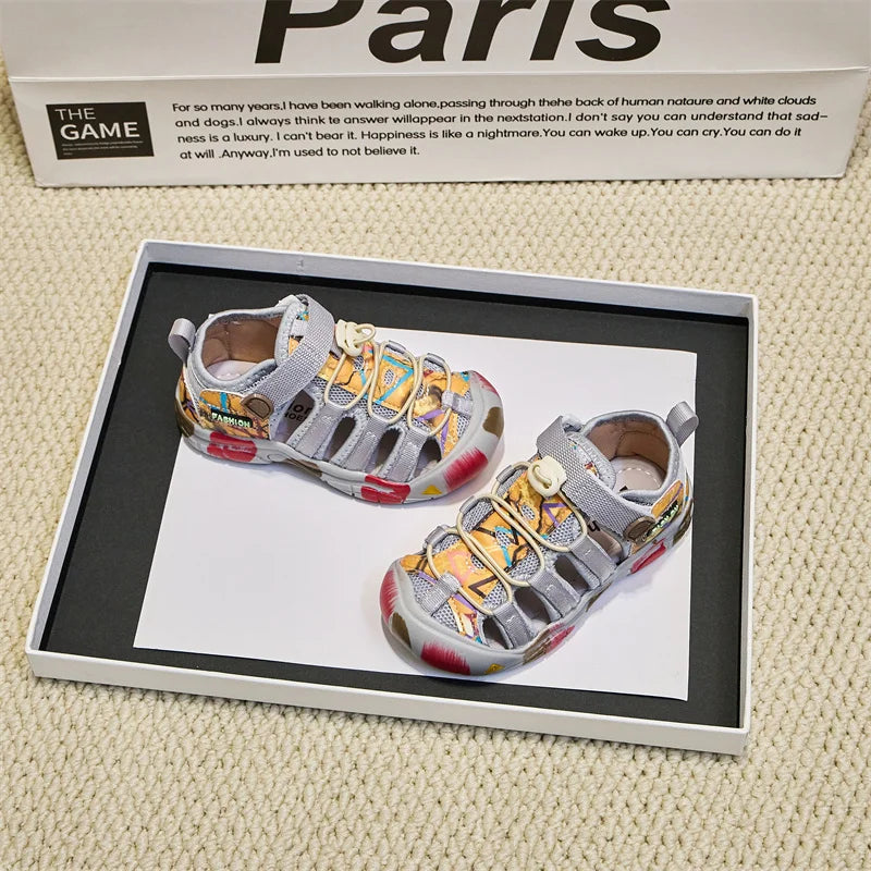 Kids Sports Sandals for Boys Girls Summer Non-slip .