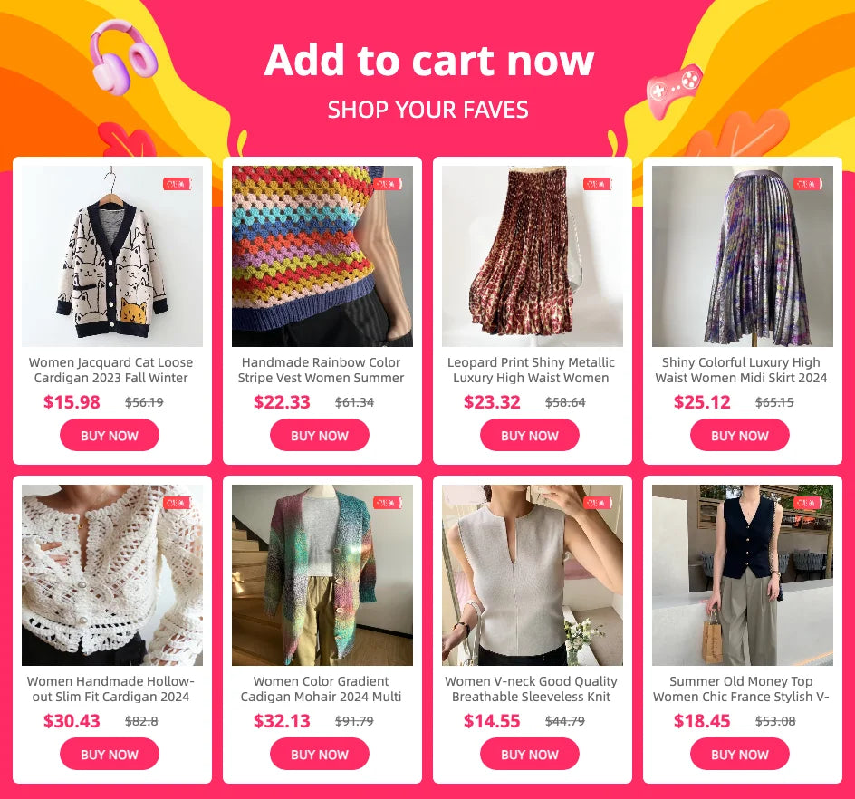 V-neck Classic Vest Women‘s Spring/Summer Viscose Basic Butoon .
