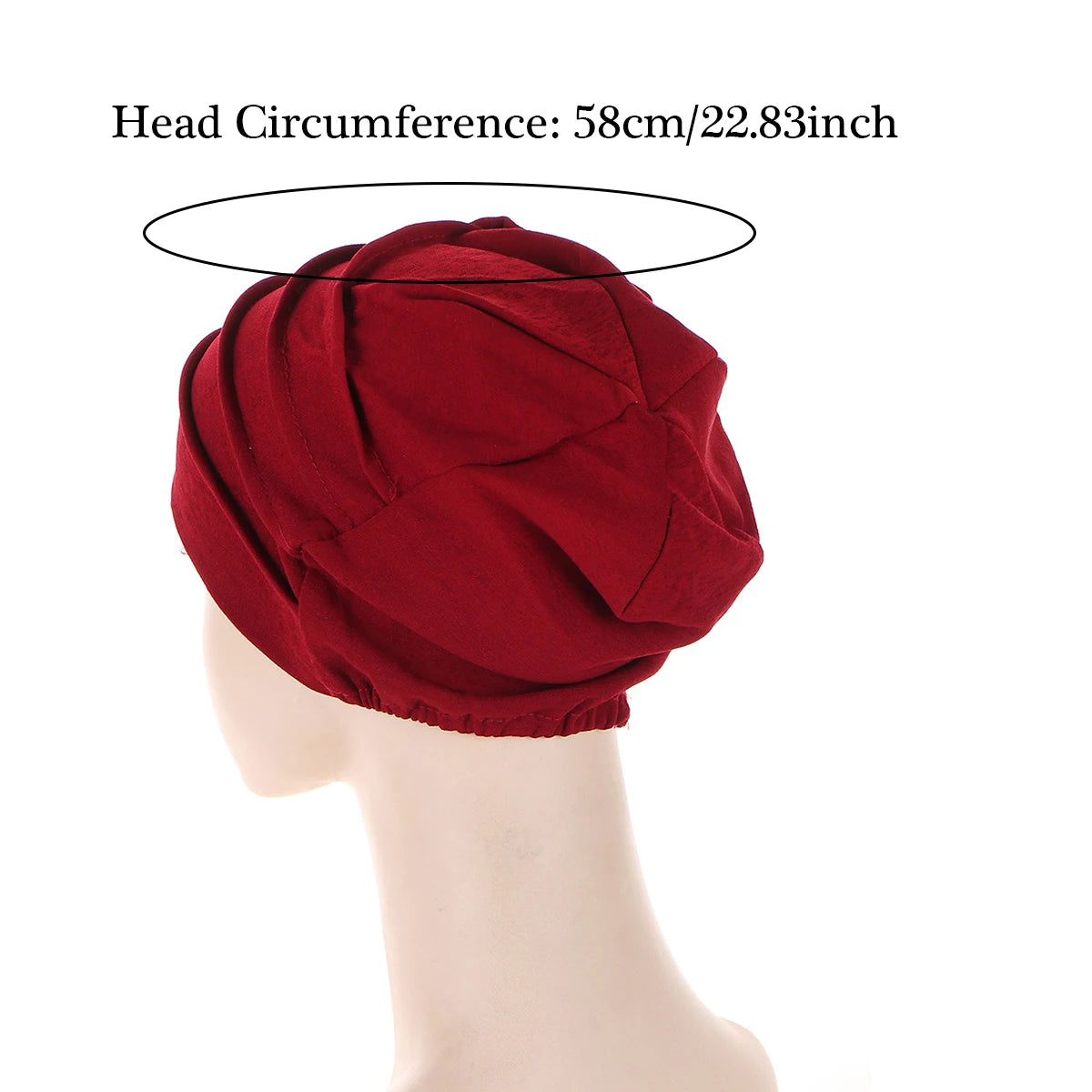 Trendy Crinkle Women's Hijab Solid Color Muslim Ladies .