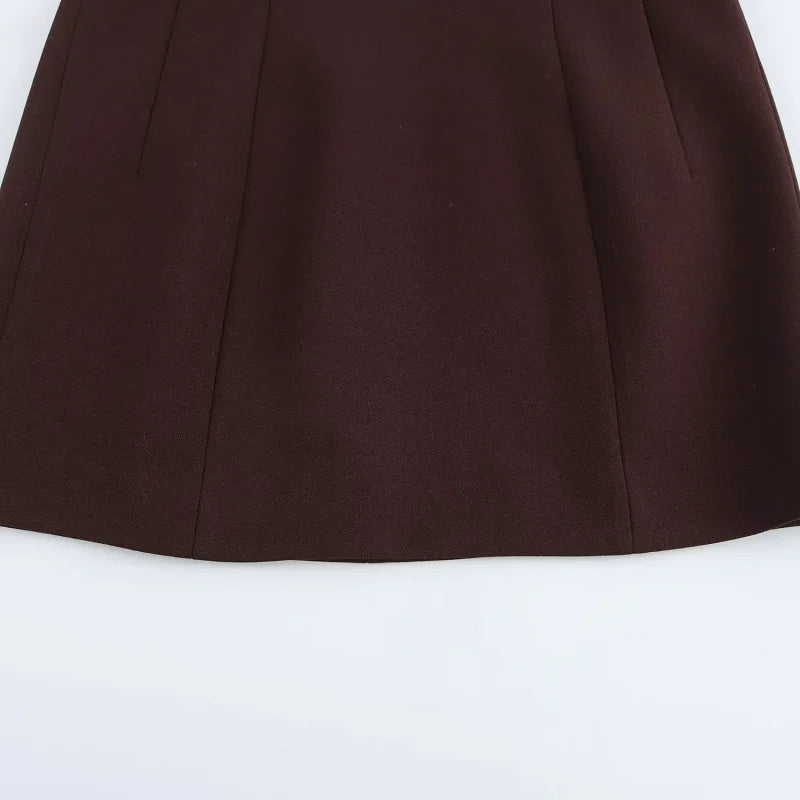 HXAO Elegant Skirts Set For Women's 2 Pieces Outfit.