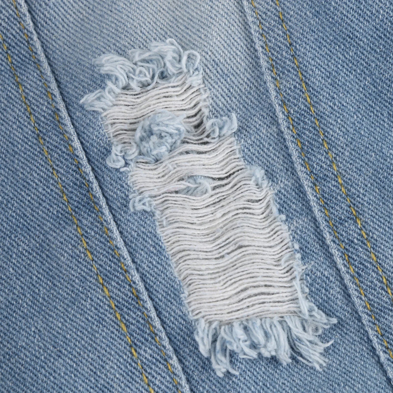 New Fashion Hooded Big Fur Collar Denim Jacket .