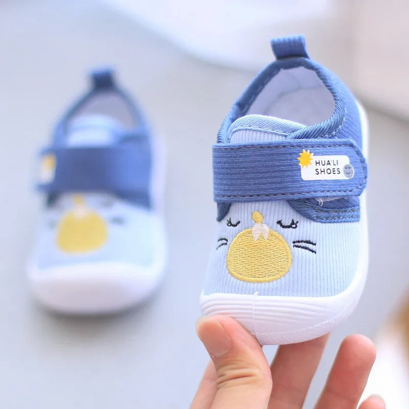 Infant Kids Baby Cartoon Anti Kicking Functional Shoe.