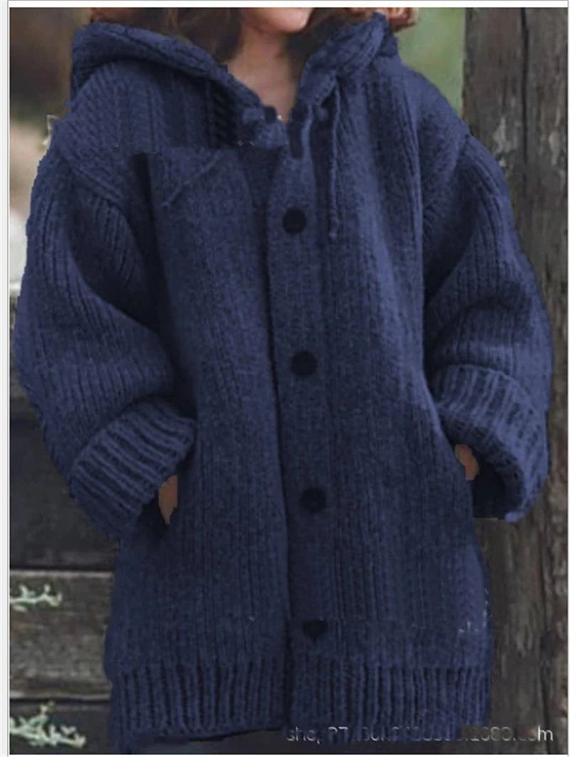 Fashion Warm Autumn Winter Sweater Long Sleeve Cardigans .