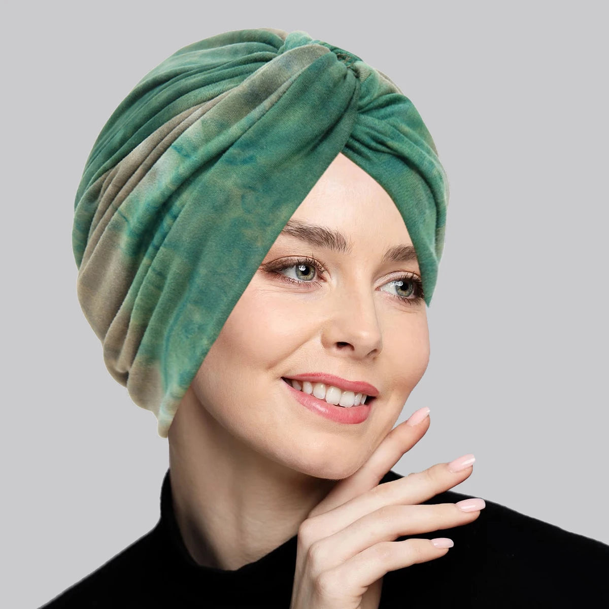 Headwear Beanie Hat Hijab Cap Twist Knot Turban For Women Girl .