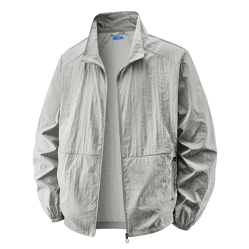 6XL 7XL 8XL Summer Jackets Men Windbreaker Coats .