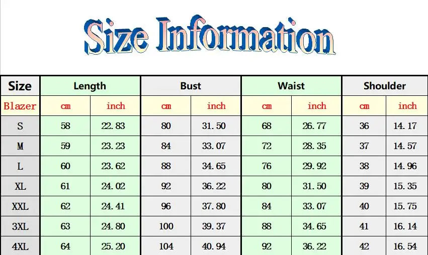 Winter Suit For Women Pant Sets Formal Long Sleeve Slim Blazer .