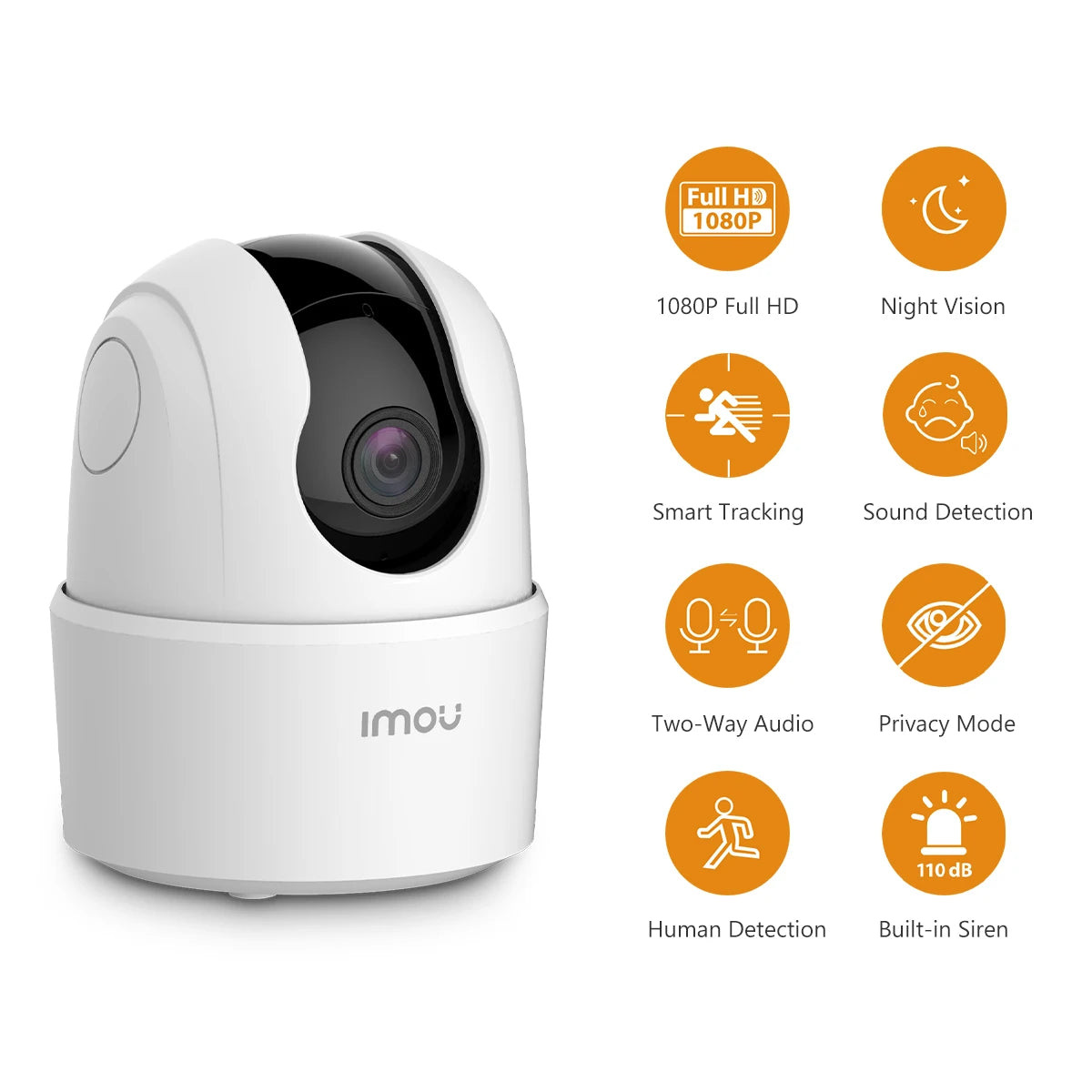 IMOU Indoor Camera 360° PTZ WiFi Camera Home CCTV,