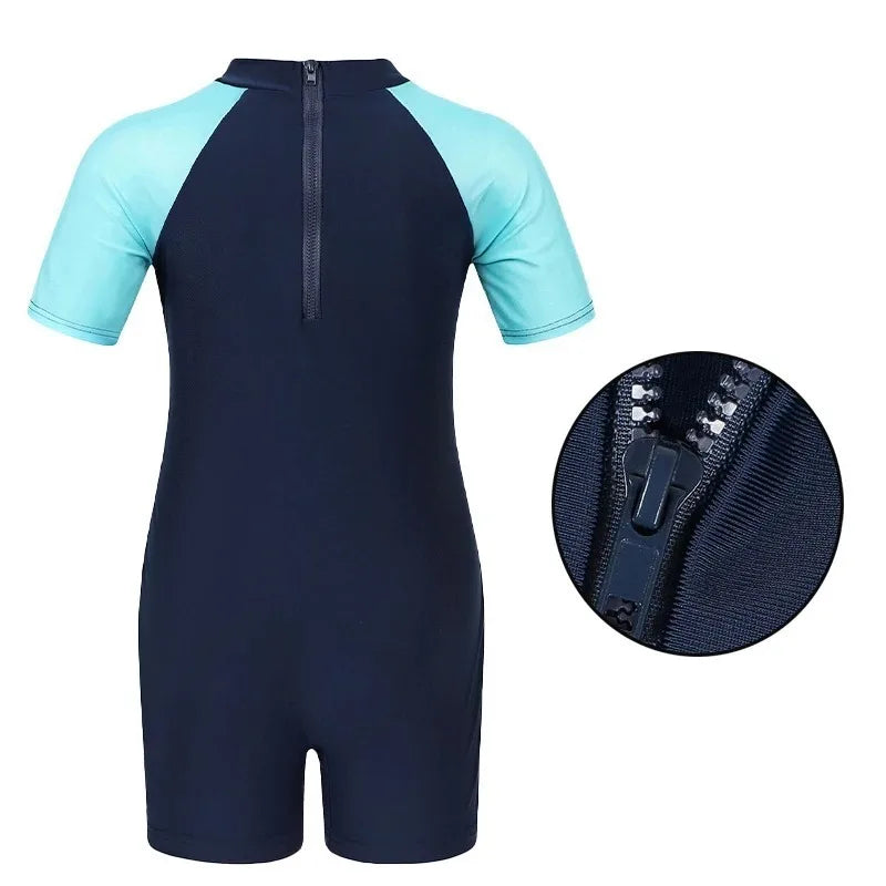 Kids Toddler Boys Swimsuit Long Sleeve  3 4 5 6 7 8 10 Years.