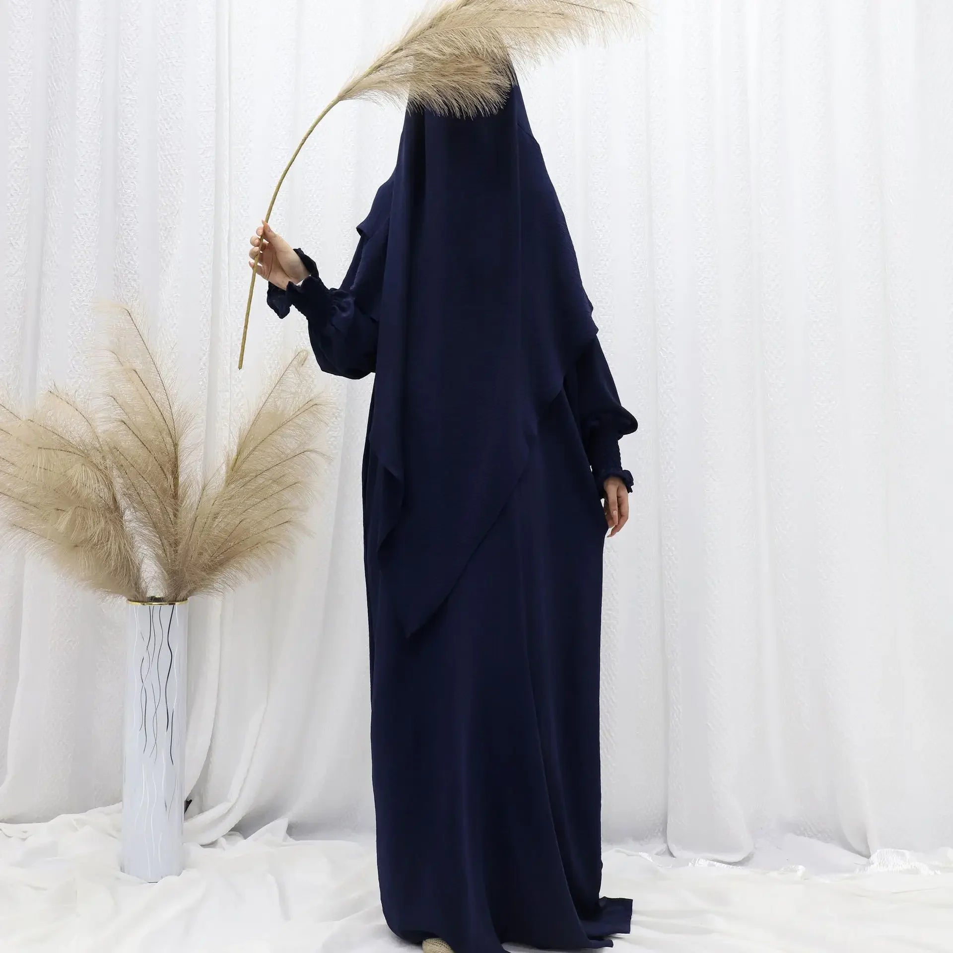 Ramadan Modest Muslim Women Dresses Headscarf Abaya .