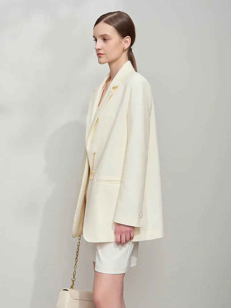 AMII Minimalist Blazer Women  Autumn New Office Lady .