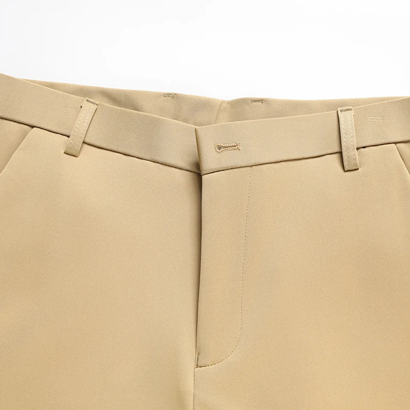 Summer Thin Male Casual Pants Quick Dry Formal Dress Pants.