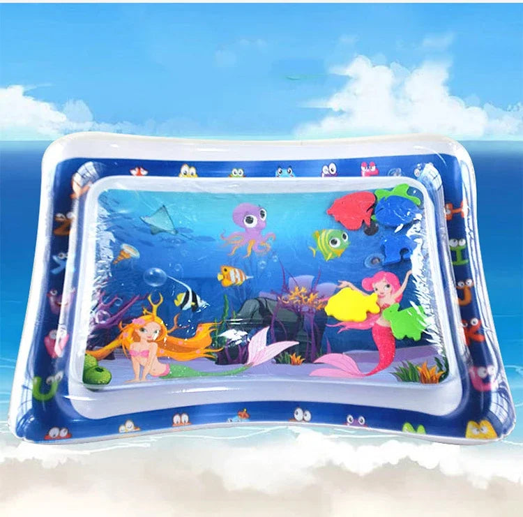 Baby Water Play Mat Inflatable Cushion PVC Infant Tummy Time Toddler Water Pad For Kids Early Education Developing Activity Toys