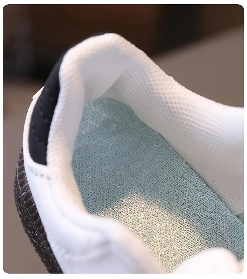 Fashion Sport Shoes For Children PU Leather Ergonomics Kids .