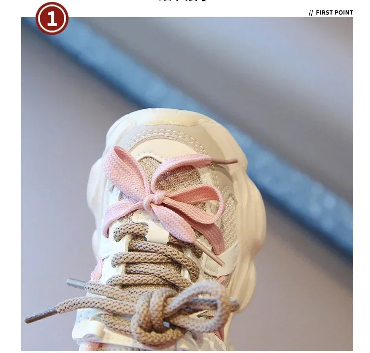 Kids Sneakers for Girls Fashion Sports Shoes .