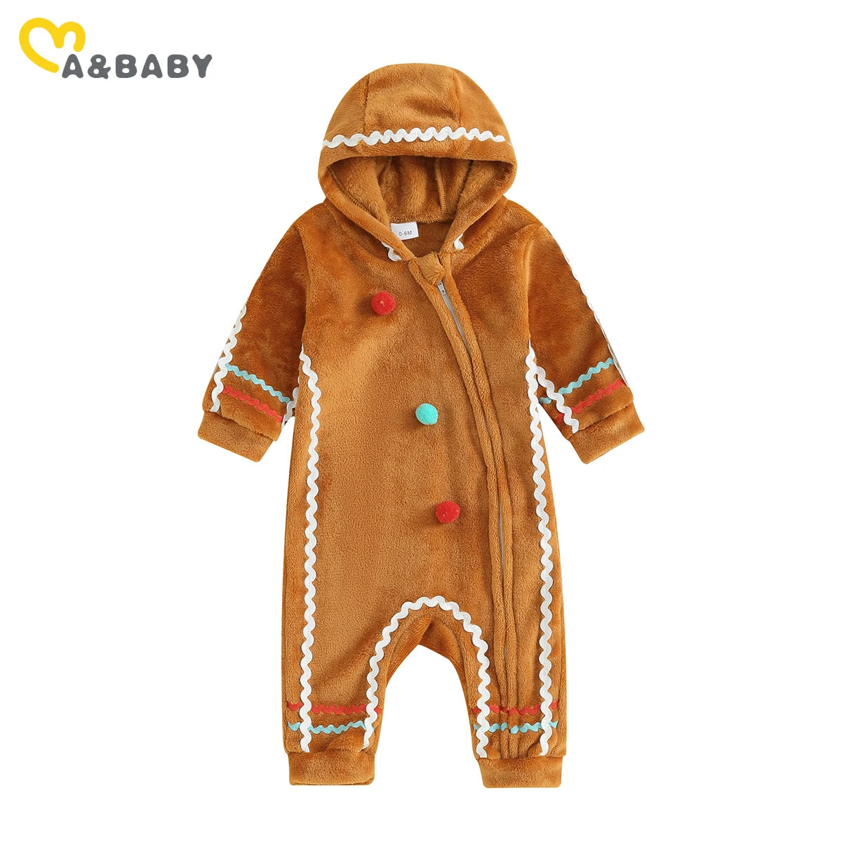 Christmas Newborn Infant Baby Boys Girls Jumpsuit Fuzzy .