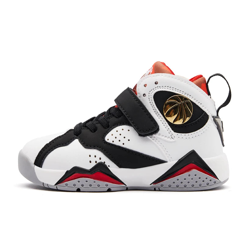 Children's Basketball Shoes TPR Sole Non-slip Basketball Sports Shoes .