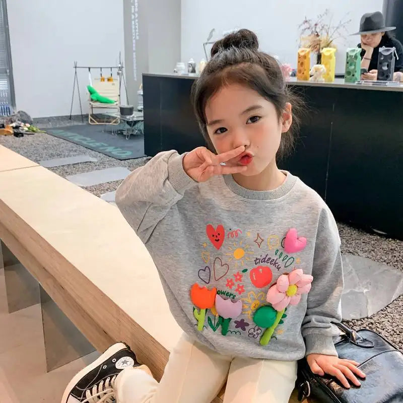 Girls' Hoodies Spring And Autumn Styles Children's .