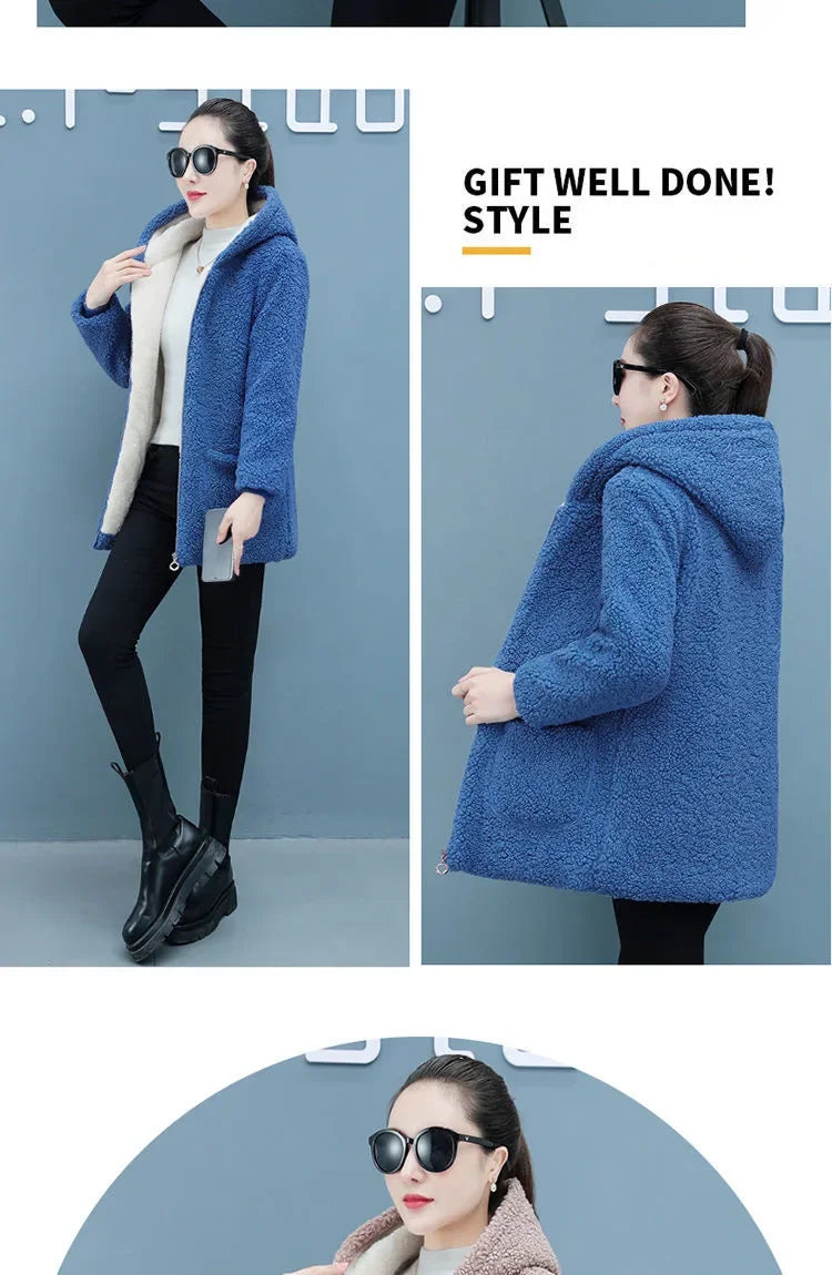 Hot Sale Of The Season New Korean Style Loose Fleece.
