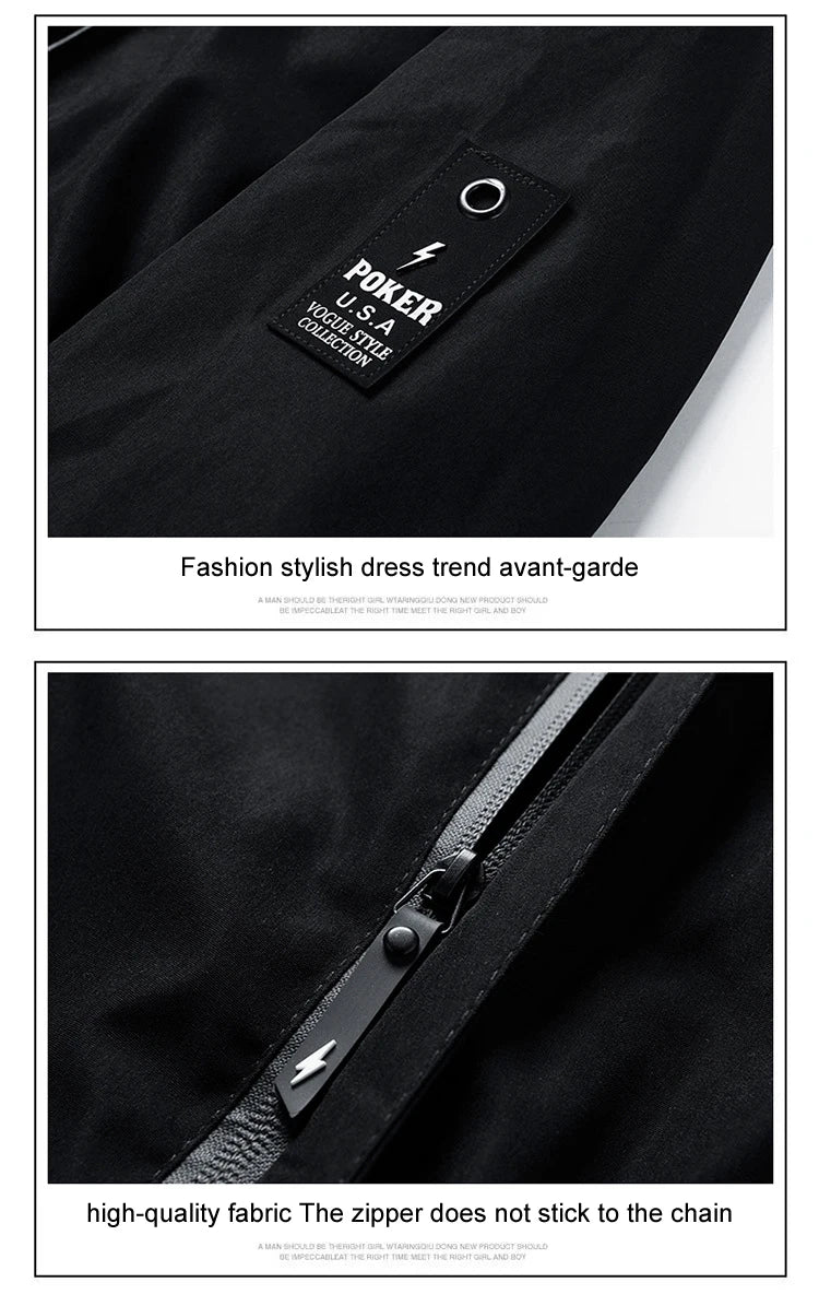 new Spring and Autumn men's jacket, high-quality printed outdoor sports jacket,