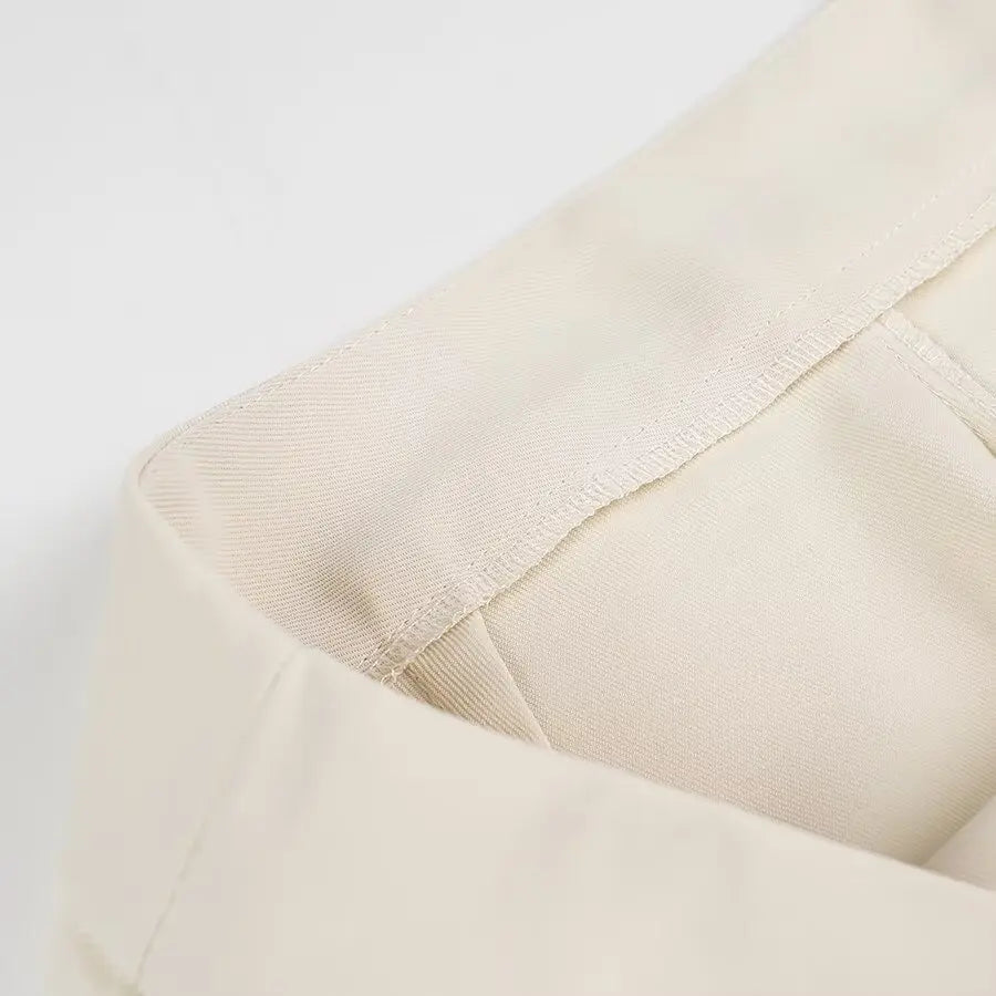 HH Autumn Women Fashion One Button Long Sleeves Pocket Decoration.