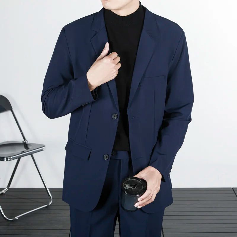 Mens Blazzer Sack Man Dress New in Suits & Blazers for Men Male Coat.