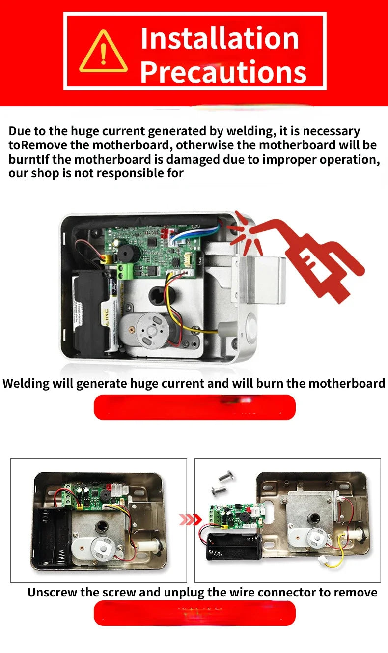 TUYA WIFI Smart Door Locks Fingerprint Lock Outdoor Waterproof Gate Locks .