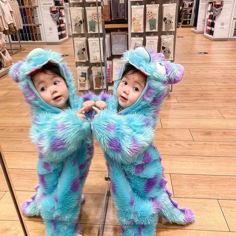 Cute Sully Monster Costume For Kids.