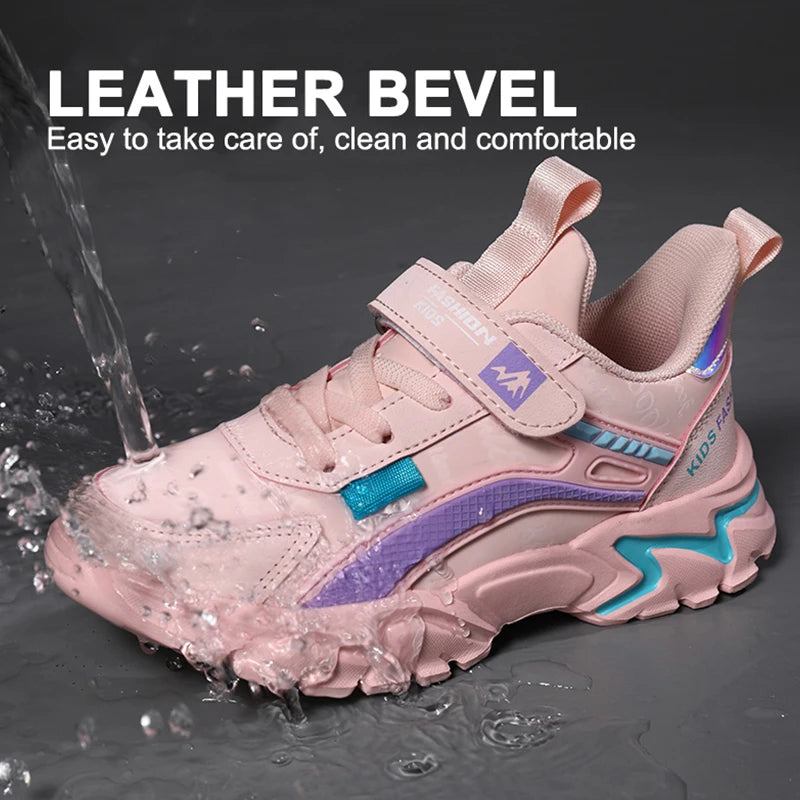 Kids Girls Shoes Running School Casual Sports Breathable .