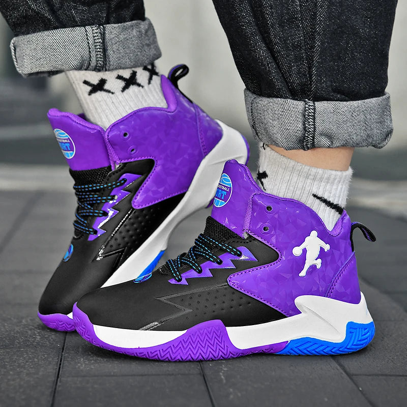 Children Basketball Shoes For Boys Girls Trainers High .