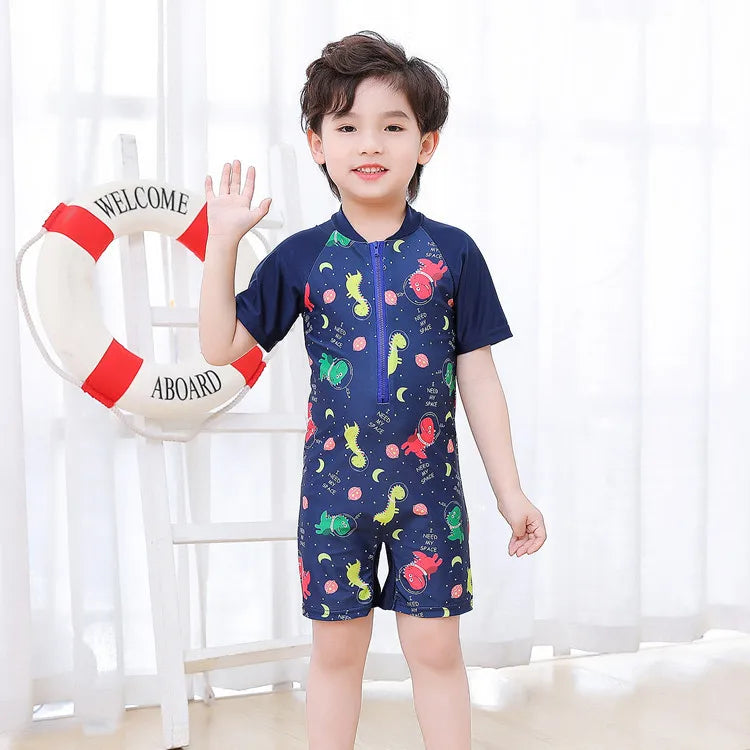 Kids Toddler Boys Swimsuit Long Sleeve  3 4 5 6 7 8 10 Years.