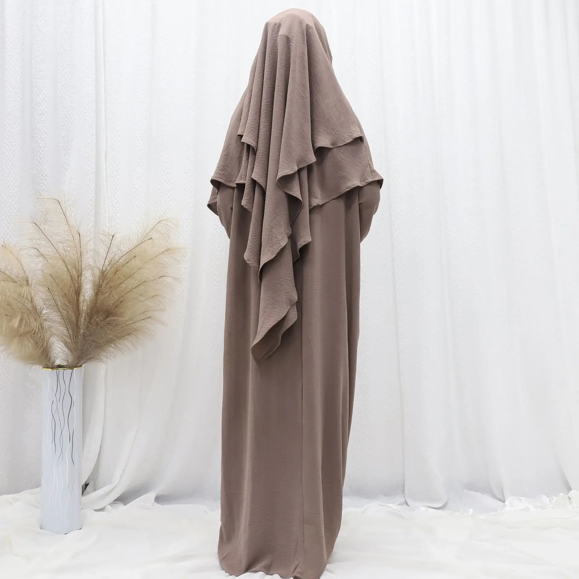 Ramadan Modest Muslim Women Dresses Headscarf Abaya .