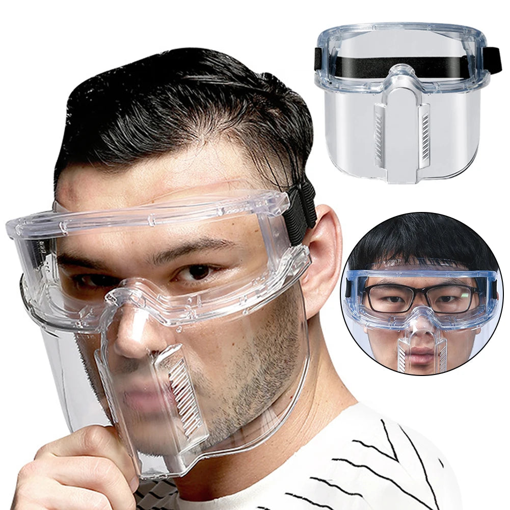 Mask For Full Face Cover Detachable Anti-Dust Face Protector .