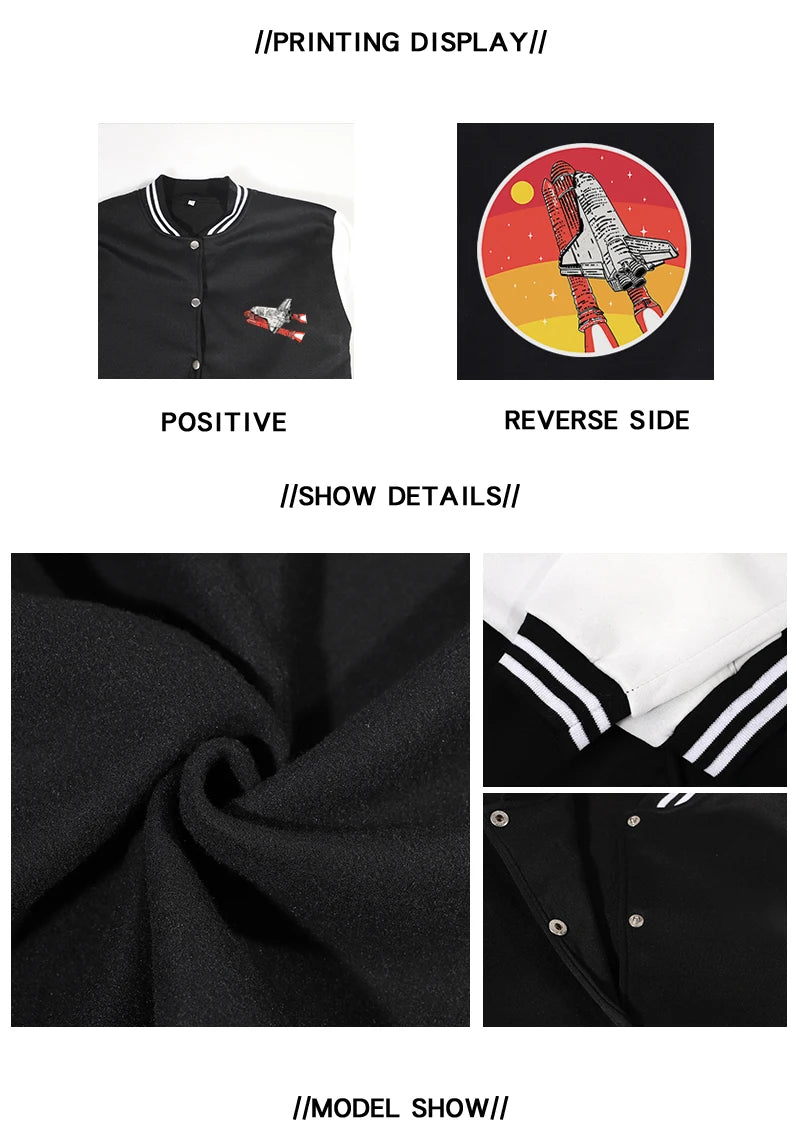 Short Miami Holiday City Letter Printing Man Jackets .