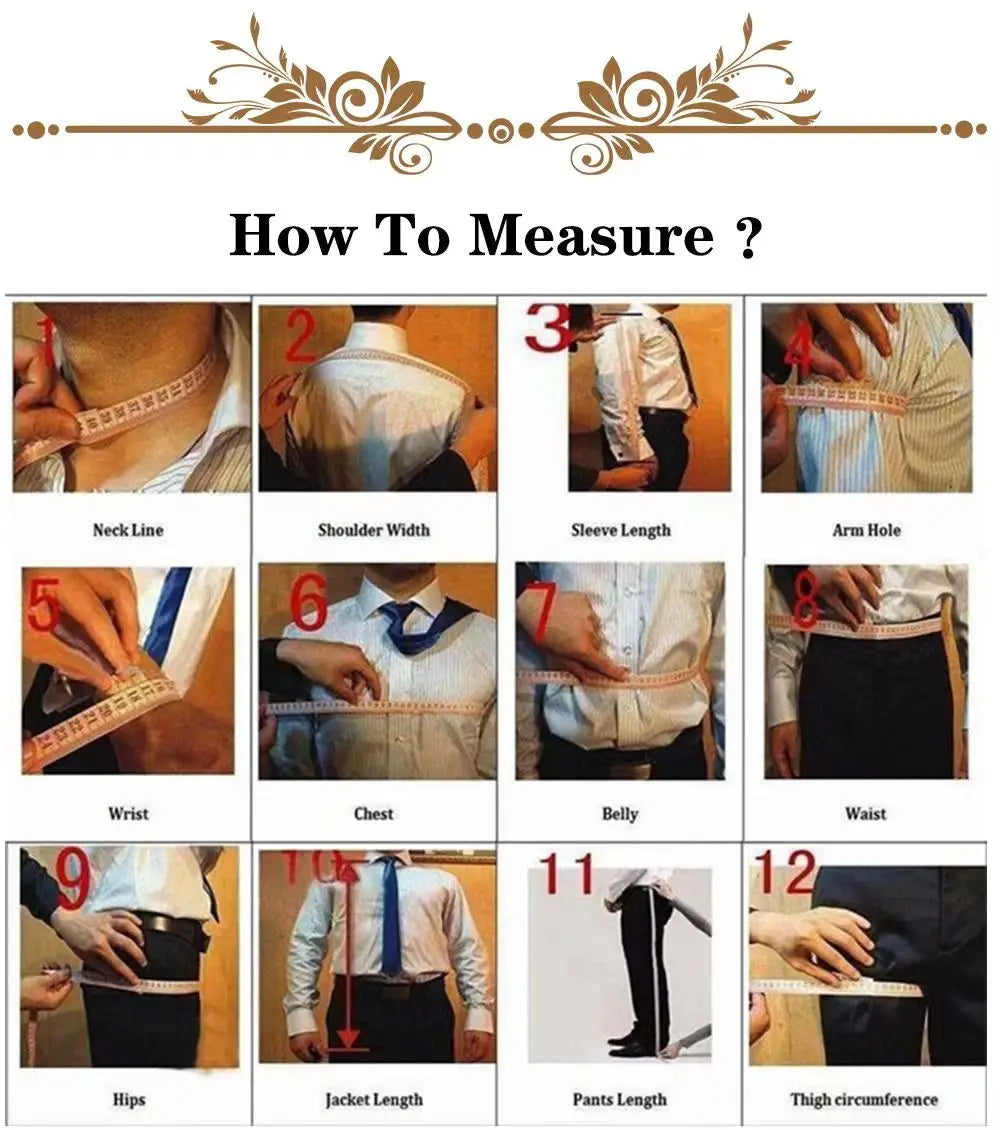 High-end Beadwork Men Suits Customized Slim Fit .